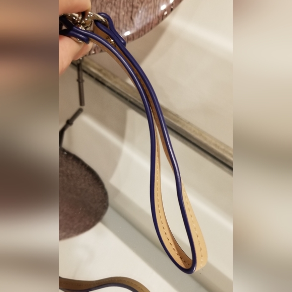 COACH Blue Ombre Go Go Wristlet - Picture 5 of 7